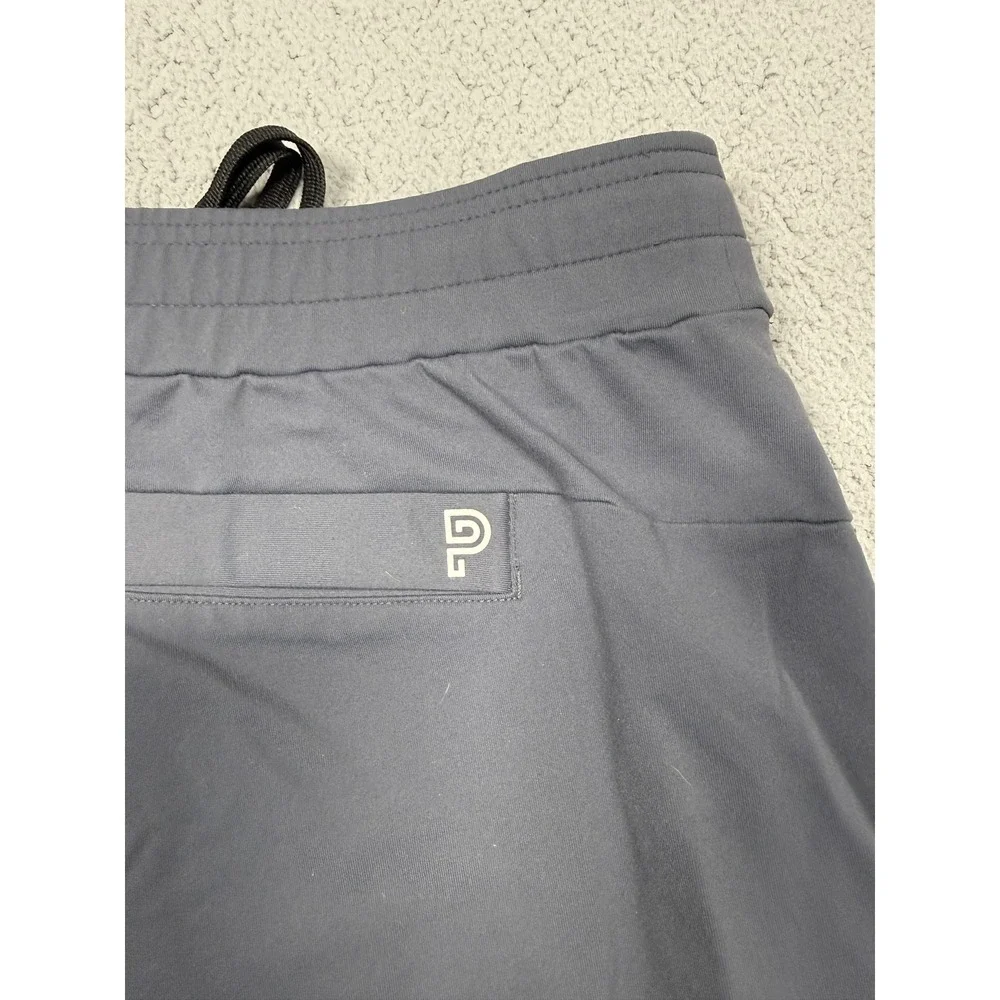 Public Rec Shorts Mens‎ 36 Blue Athletic Nylon Stretch Zip Pockets Drawstring